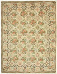New Hand Knotted Wool Oushak Rug - 9' 11" x 13'  (119" x 156")