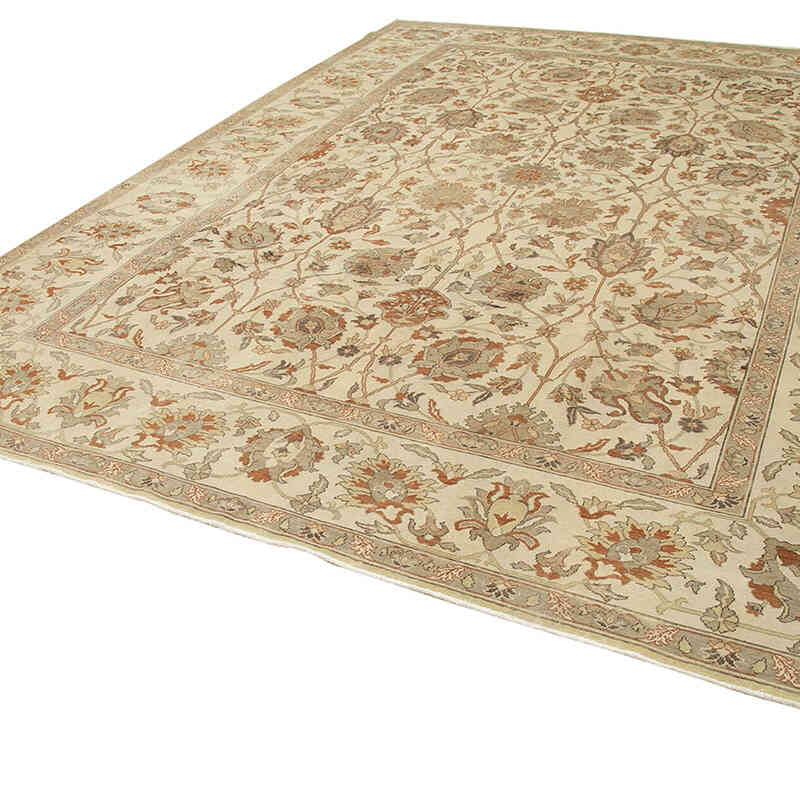 Nueva Alfombra Oushak Tejida a Mano - 294 cm x 393 cm - K0063137
