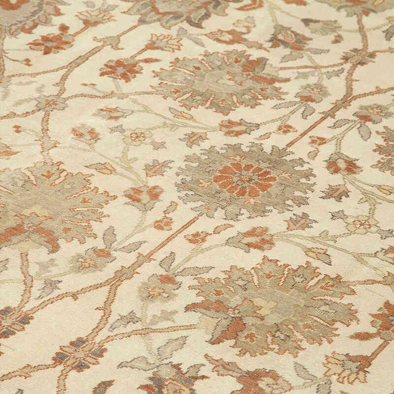 Nueva Alfombra Oushak Tejida a Mano - 294 cm x 393 cm - K0063137