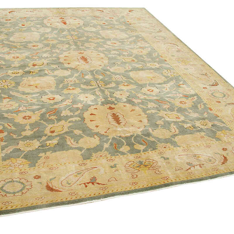 New Hand Knotted Wool Oushak Rug - 7' 11" x 10' 1" (95" x 121") - K0063149