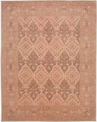 New Hand Knotted Wool Oushak Rug - 10' 2" x 12' 11" (122" x 155")