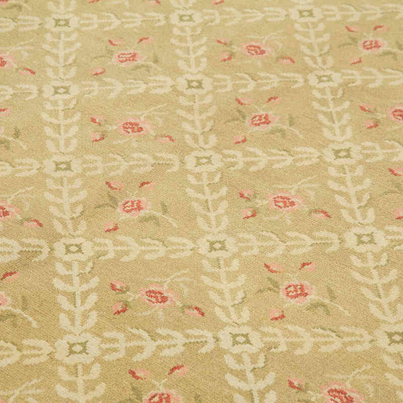 New Hand Knotted Wool Oushak Rug - 8' 10" x 11' 7" (106" x 139") - K0063152