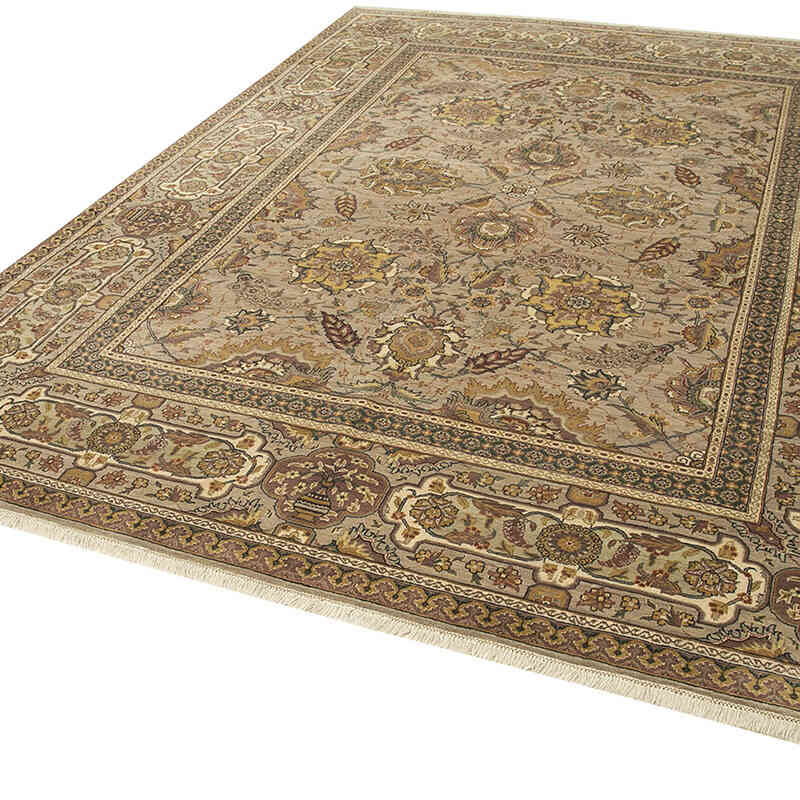 New Hand Knotted Wool Oushak Rug - 8'  x 11' 1" (96" x 133") - K0063154