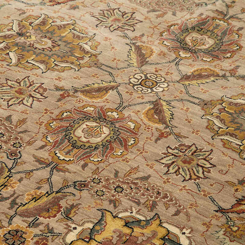 New Hand Knotted Wool Oushak Rug - 8'  x 11' 1" (96" x 133") - K0063154