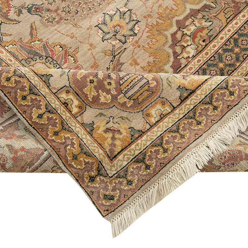 New Hand Knotted Wool Oushak Rug - 8'  x 11' 1" (96" x 133") - K0063154