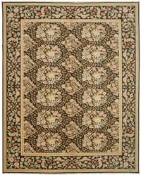 New Hand Knotted Wool Oushak Rug - 10'  x 12' 8" (120" x 152")