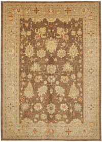 New Hand Knotted Wool Oushak Rug - 9' 8" x 13' 8" (116" x 164")