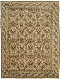 New Hand Knotted Wool Oushak Rug - 9' 1" x 12' 2" (109" x 146")