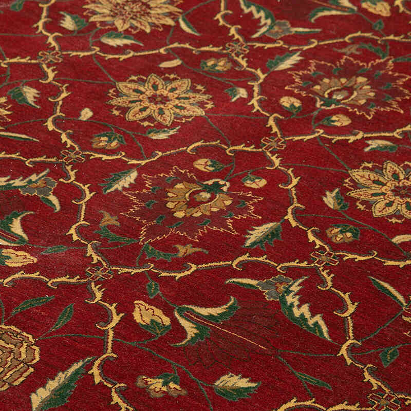 New Hand Knotted Wool Oushak Rug - 9'  x 11' 8" (108" x 140") - K0063162