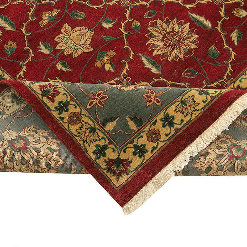 New Hand Knotted Wool Oushak Rug - 9'  x 11' 8" (108" x 140") - K0063162