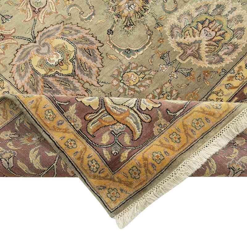 New Hand Knotted Wool Oushak Rug - 8' 11" x 11' 11" (107 in. x 143 in.) - K0063163