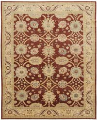 New Hand Knotted Wool Oushak Rug - 9' 7" x 11' 11" (115" x 143")