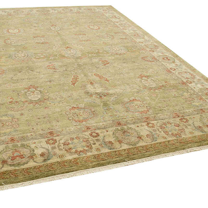 Nueva Alfombra Oushak Tejida a Mano - 272 cm x 358 cm - K0063167