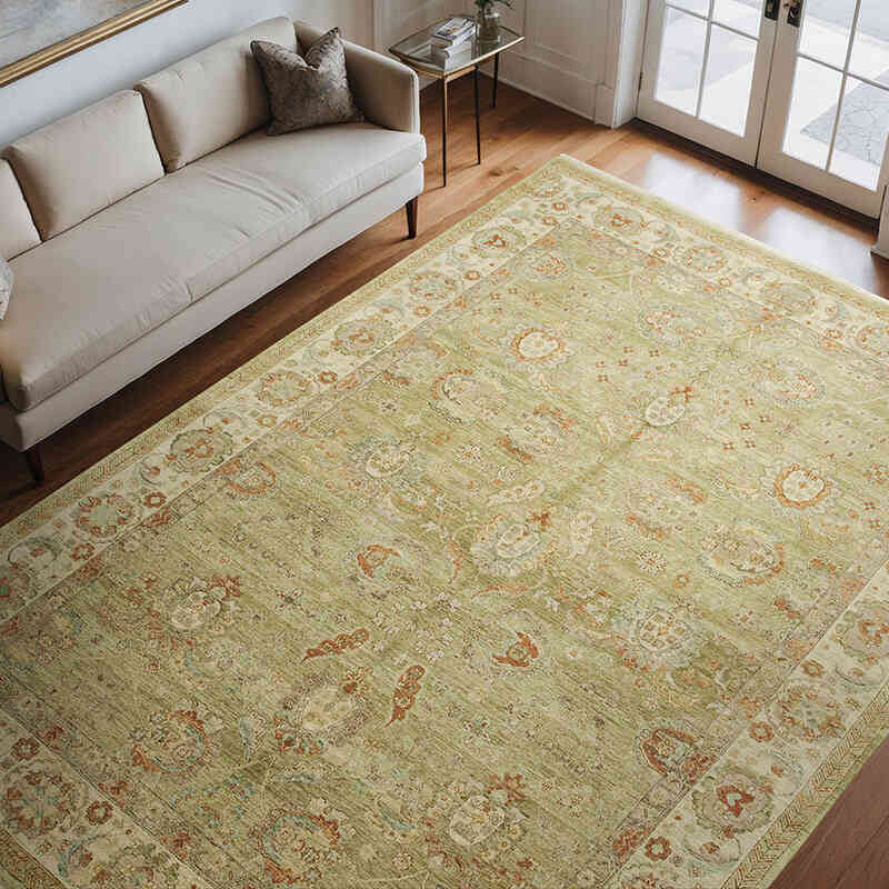 Nueva Alfombra Oushak Tejida a Mano - 272 cm x 358 cm - K0063167