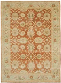 New Hand Knotted Wool Oushak Rug - 8' 10" x 12' 2" (106" x 146")