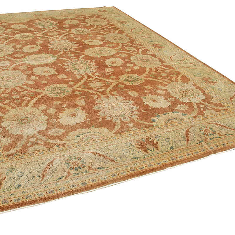 Nueva Alfombra Oushak Tejida a Mano - 270 cm x 370 cm - K0063168