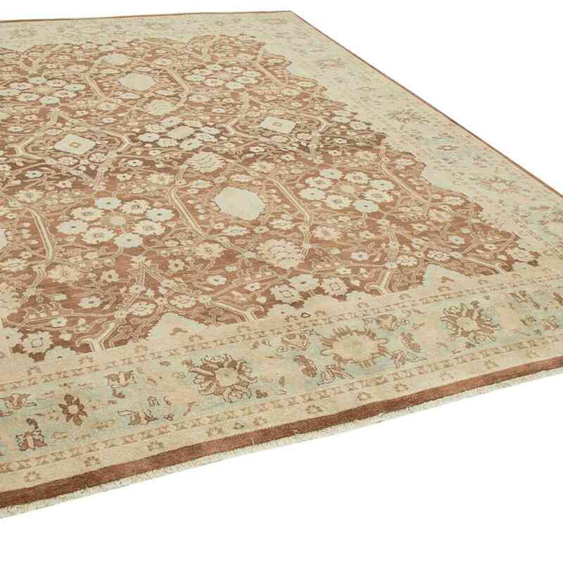 New Hand Knotted Wool Oushak Rug - 8' 10" x 11' 7" (106 in. x 139 in.) - K0063169