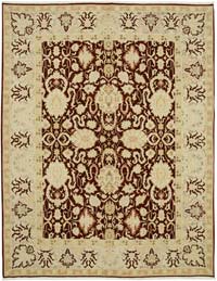 New Hand Knotted Wool Oushak Rug - 9'  x 11' 7" (108" x 139")