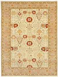 New Hand Knotted Wool Oushak Rug - 8' 10" x 11' 10" (106" x 142")