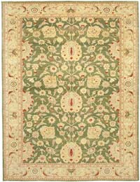 New Hand Knotted Wool Oushak Rug - 8' 10" x 11' 10" (106" x 142")