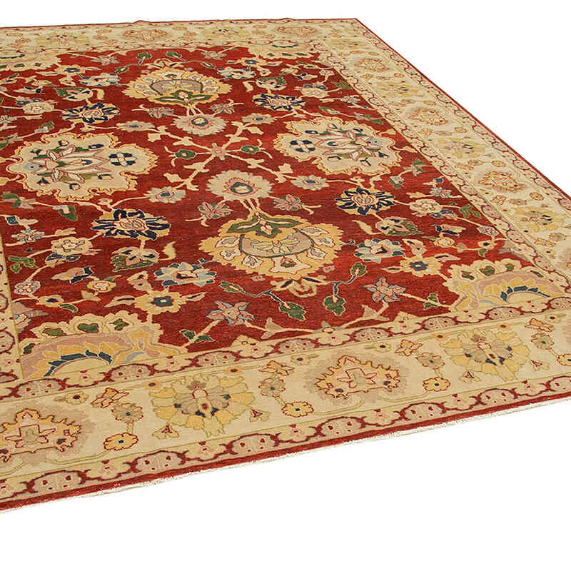 Nueva Alfombra Oushak Tejida a Mano - 252 cm x 302 cm - K0063187