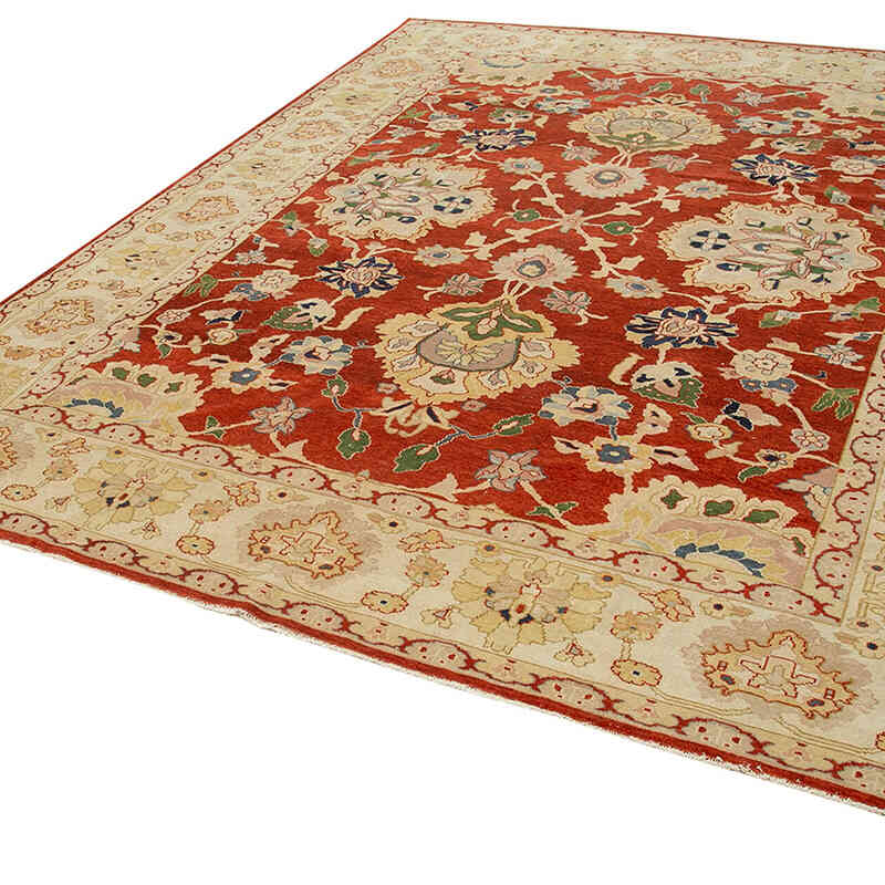 Nueva Alfombra Oushak Tejida a Mano - 252 cm x 302 cm - K0063187