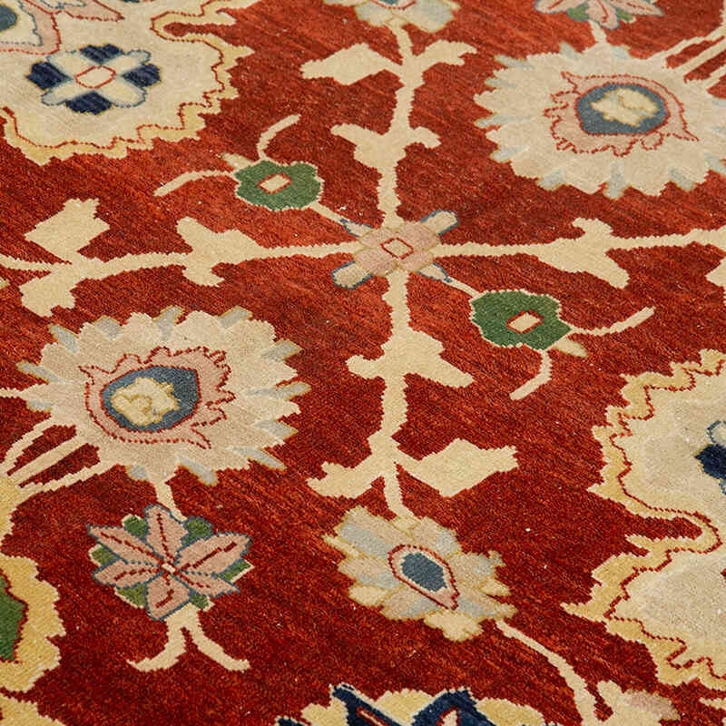 Nueva Alfombra Oushak Tejida a Mano - 252 cm x 302 cm - K0063187