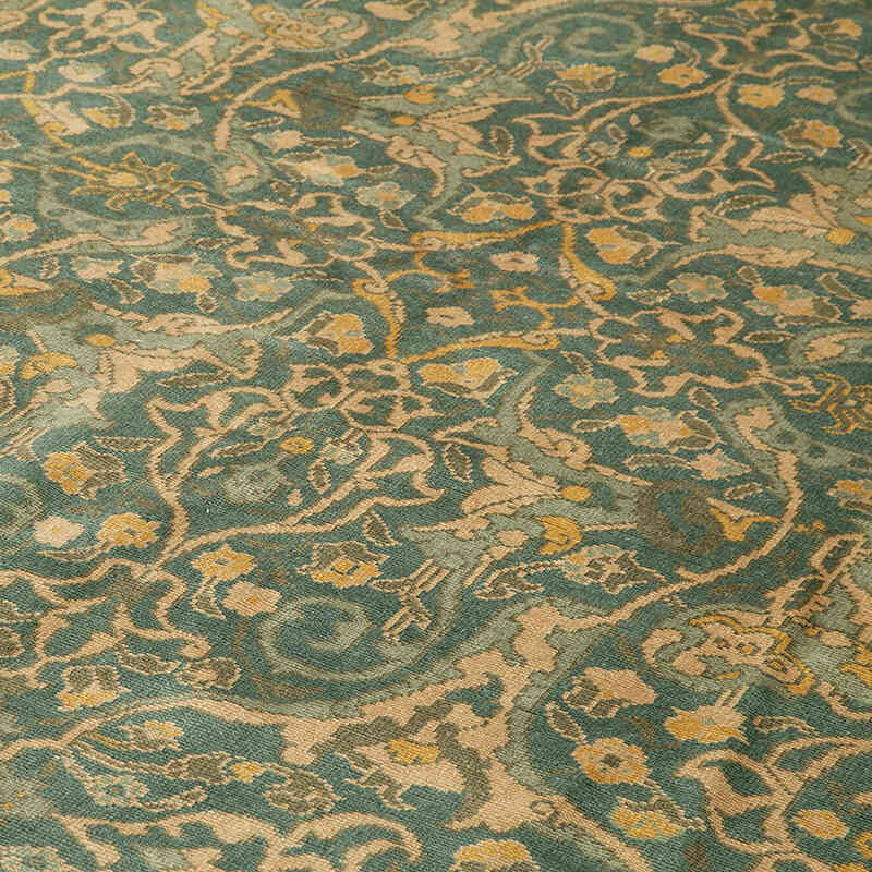 New Hand Knotted Wool Oushak Rug - 8' 11" x 13' 1" (107" x 157") - K0063189