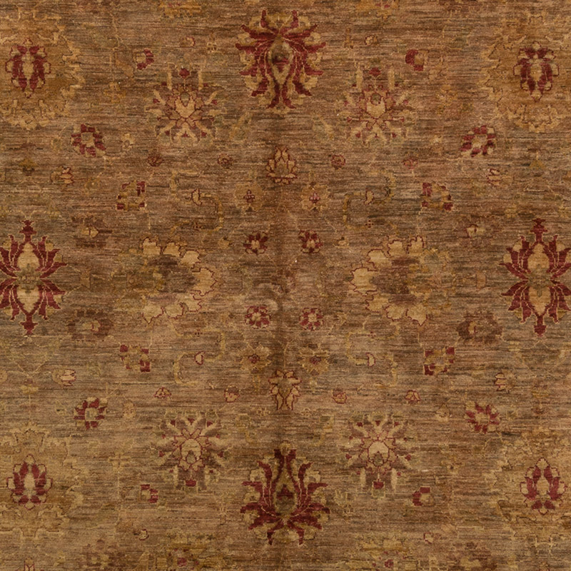 New Hand Knotted Wool Oushak Rug - 8'  x 10' 6" (96" x 126") - K0063192