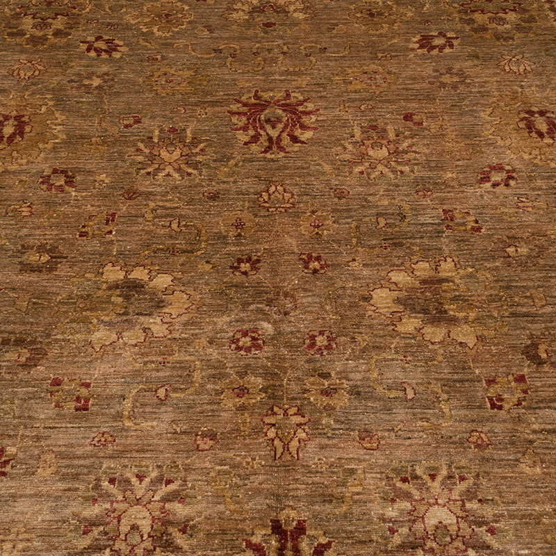 New Hand Knotted Wool Oushak Rug - 8'  x 10' 6" (96" x 126") - K0063192