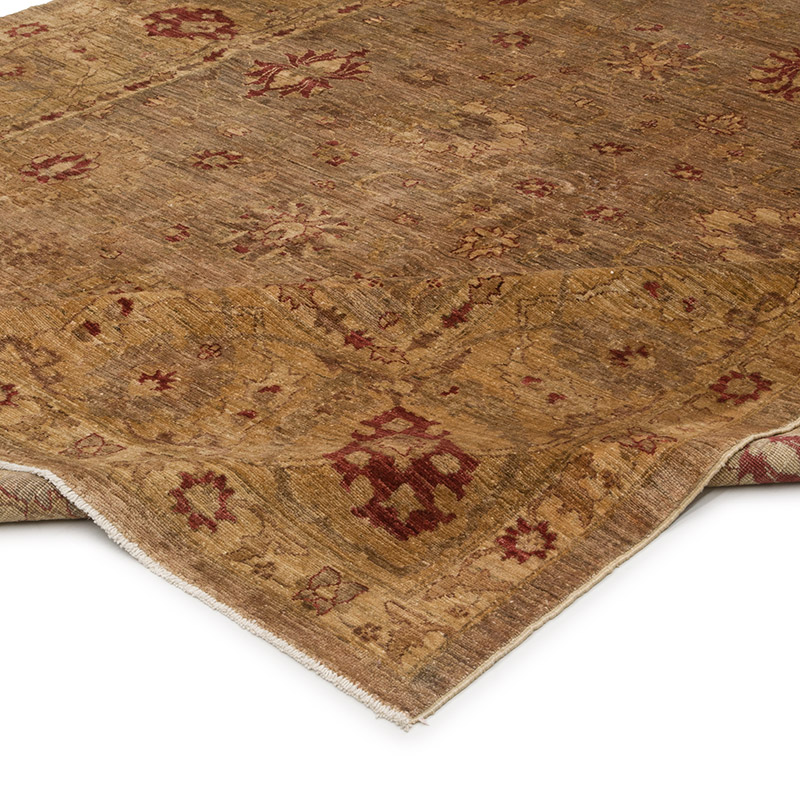 New Hand Knotted Wool Oushak Rug - 8'  x 10' 6" (96" x 126") - K0063192