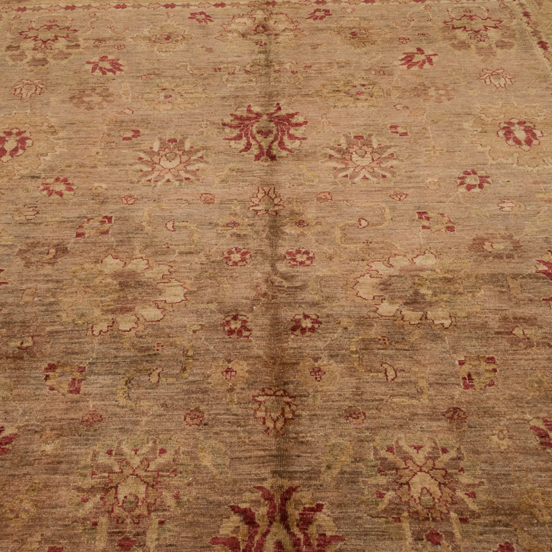 New Hand Knotted Wool Oushak Rug - 8'  x 10' 6" (96" x 126") - K0063192