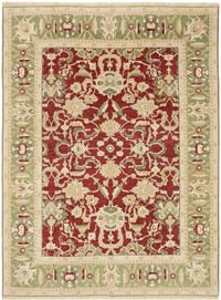 New Hand Knotted Wool Oushak Rug - 8' 10" x 11' 6" (106" x 138")