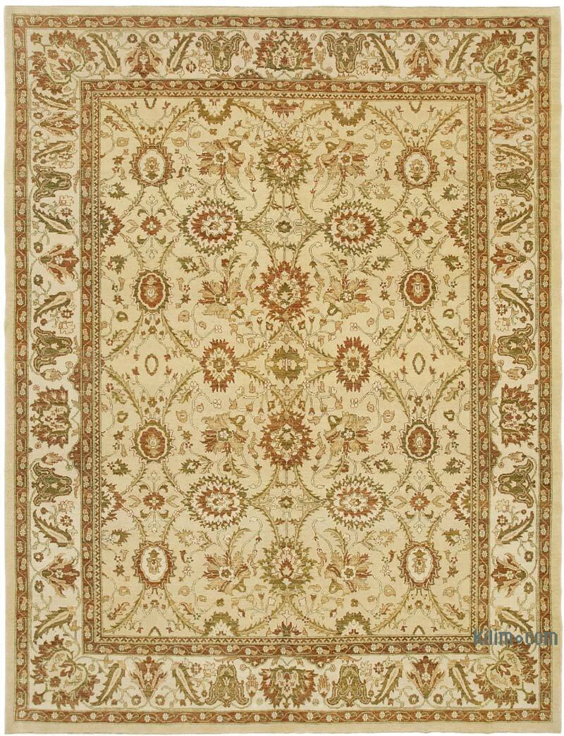 New Hand Knotted Wool Oushak Rug - 9'  x 11' 6" (108" x 138") - K0063197
