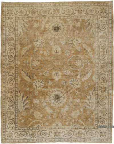 New Hand Knotted Wool Oushak Rug - 8' 3" x 10' 6" (99 in. x 126 in.)