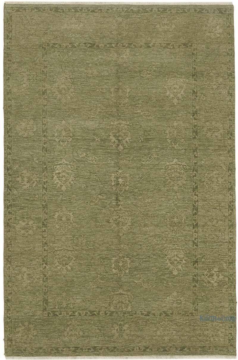 Nueva Alfombra Oushak Tejida a Mano - 182 cm x 275 cm - K0063213