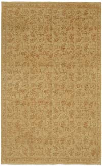 New Hand Knotted Wool Oushak Rug - 5' 10" x 9' 4" (70" x 112")