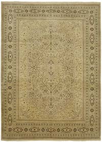 New Hand Knotted Wool Oushak Rug - 10' 1" x 13' 9" (121" x 165")