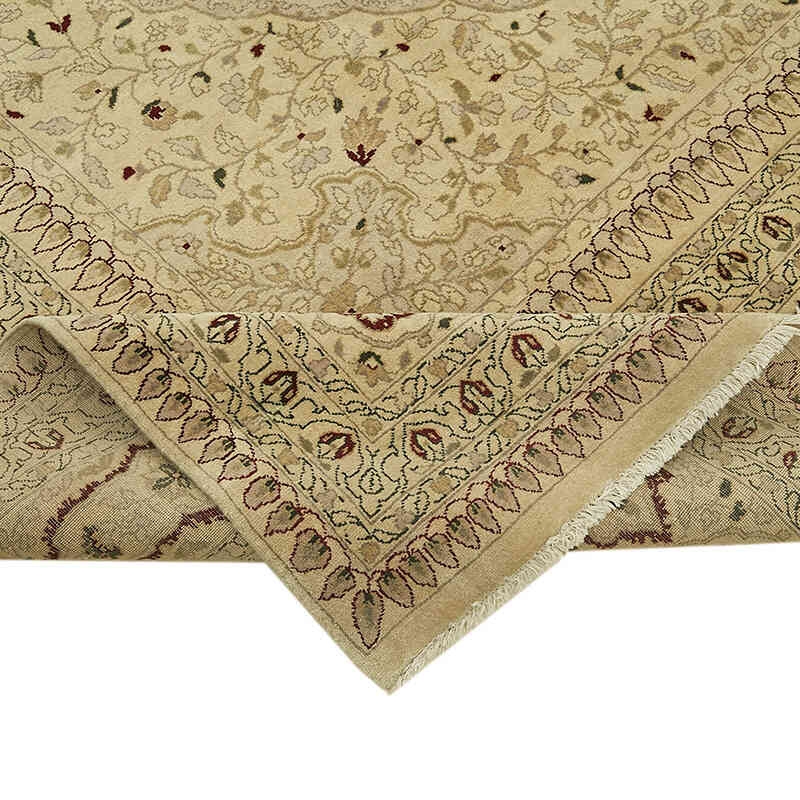 New Hand Knotted Wool Oushak Rug - 10' 1" x 13' 9" (121" x 165") - K0063223