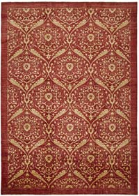 New Hand Knotted Wool Oushak Rug - 9' 11" x 13' 9" (119" x 165")