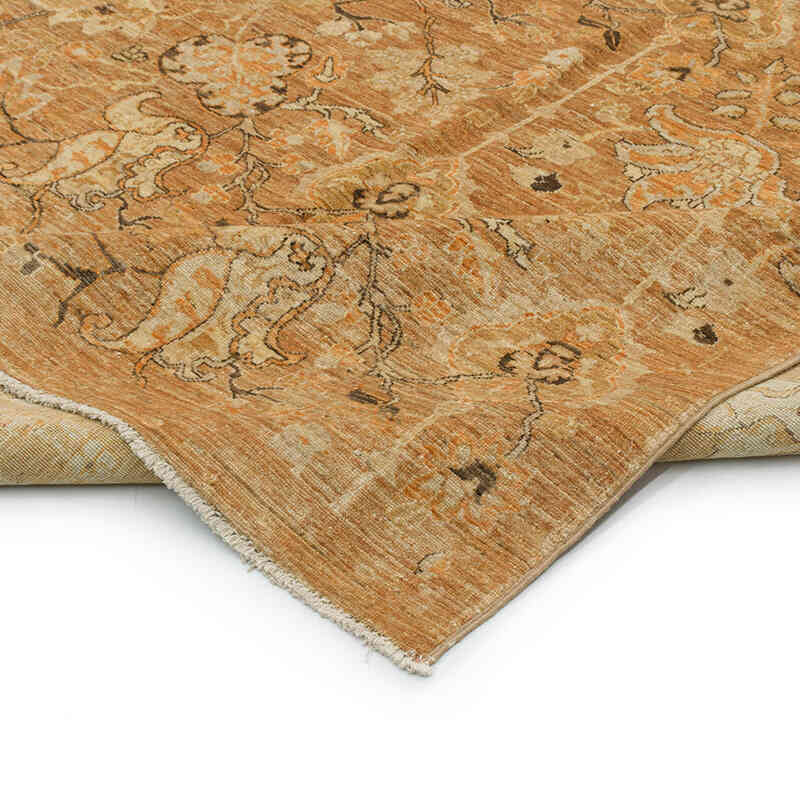 New Hand Knotted Wool Oushak Rug - 8' 11" x 9' 6" (107" x 114") - K0063230