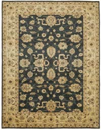 New Hand Knotted Wool Oushak Rug - 8'  x 10' 3" (96" x 123")