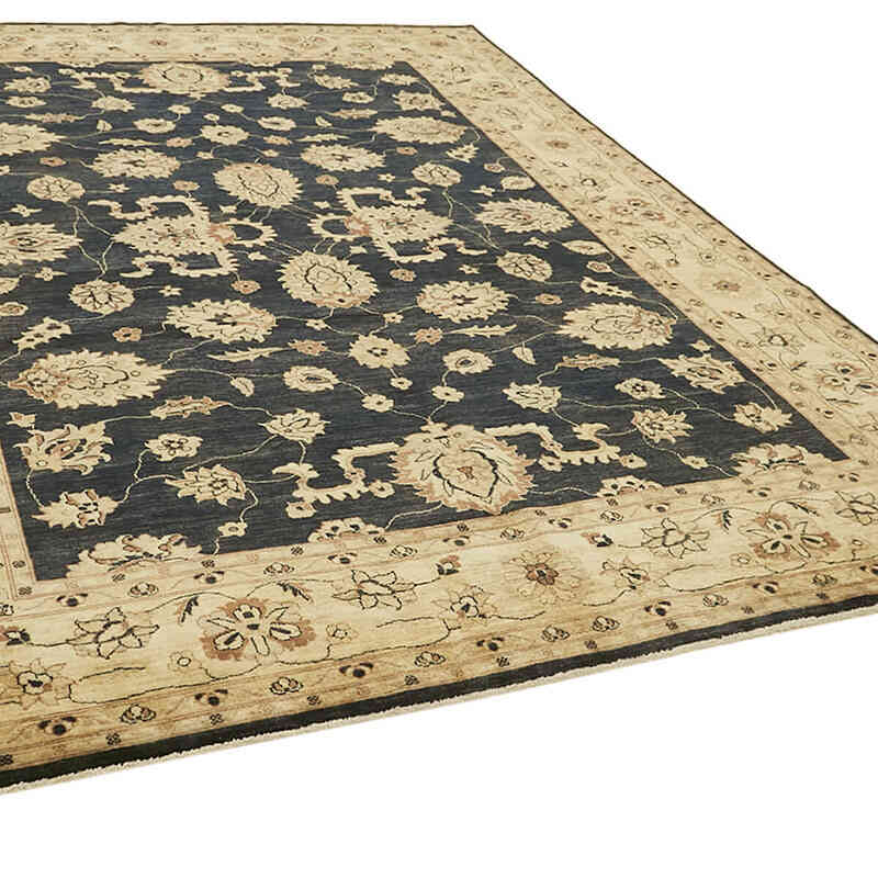 New Hand Knotted Wool Oushak Rug - 8'  x 10' 3" (96" x 123") - K0063231