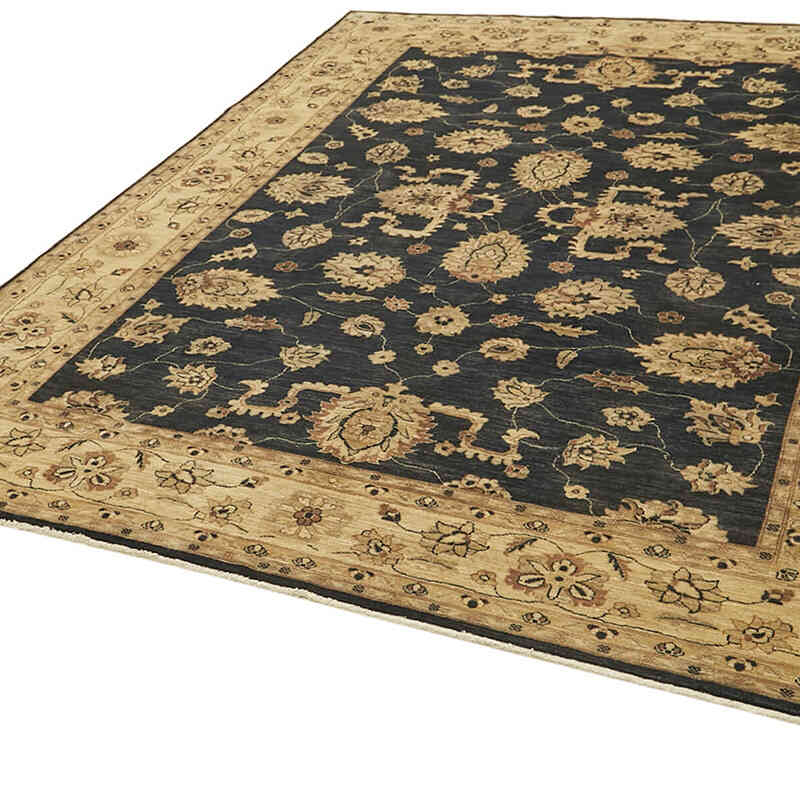 New Hand Knotted Wool Oushak Rug - 8'  x 10' 3" (96" x 123") - K0063231