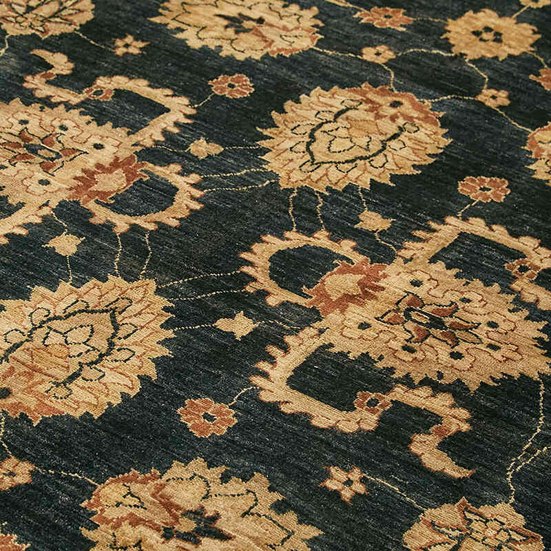 New Hand Knotted Wool Oushak Rug - 8'  x 10' 3" (96" x 123") - K0063231