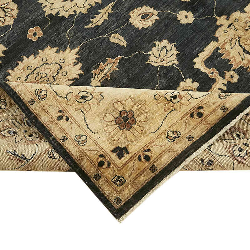 New Hand Knotted Wool Oushak Rug - 8'  x 10' 3" (96" x 123") - K0063231