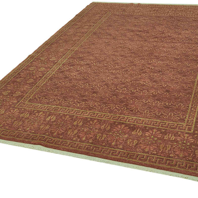 Nueva Alfombra Oushak Tejida a Mano - 205 cm x 276 cm - K0063233