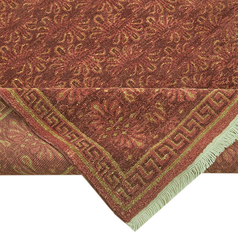Nueva Alfombra Oushak Tejida a Mano - 205 cm x 276 cm - K0063233