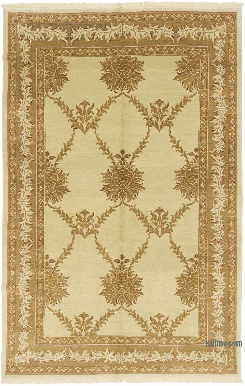 Nueva Alfombra Oushak Tejida a Mano - 203 cm x 308 cm - K0063236