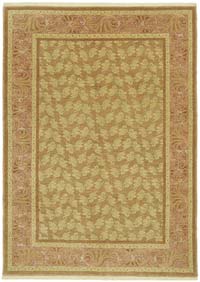 New Hand Knotted Wool Oushak Rug - 6' 8" x 9'  (80" x 108")